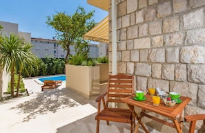 Deluxe-Apartment, 1 Schlafzimmer | Terrasse/Patio