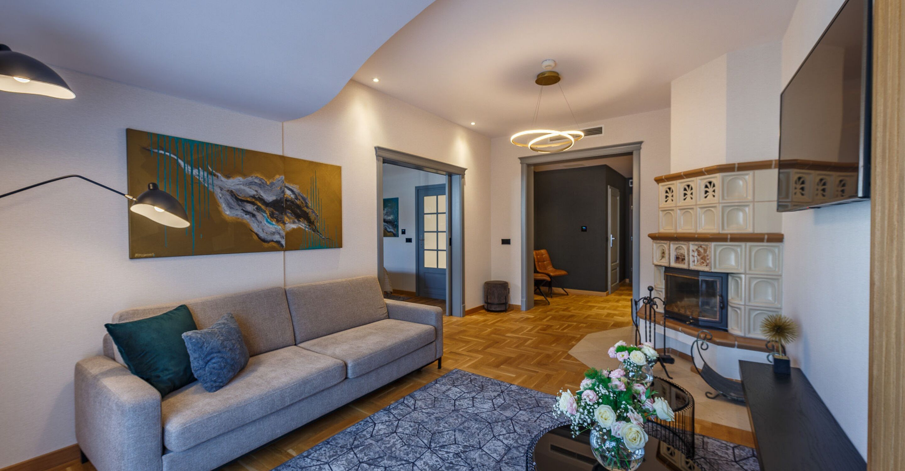 apartment | in-room safe, desk, laptop workspace, blackout curtains