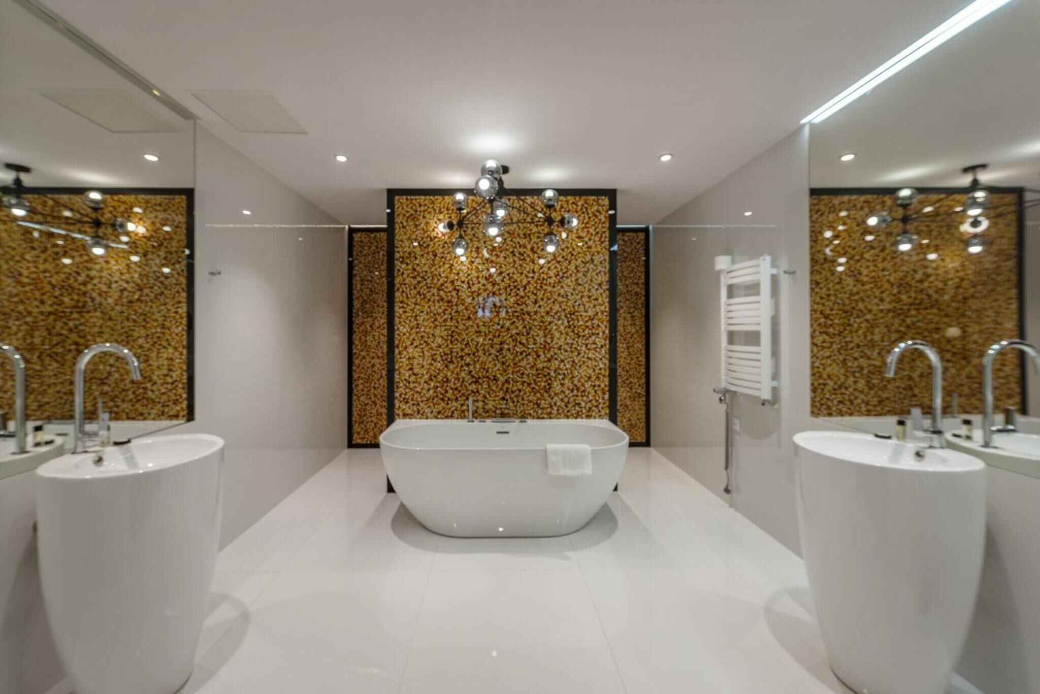 free toiletries, hair dryer, towels, soap