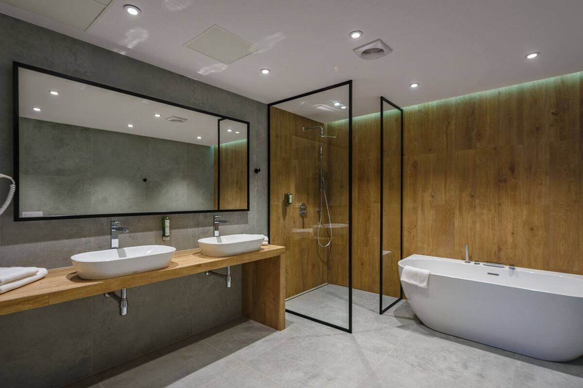 apartment | in-room safe, desk, laptop workspace, blackout curtains