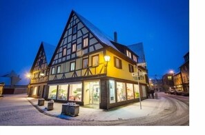 Front of property – evening/night