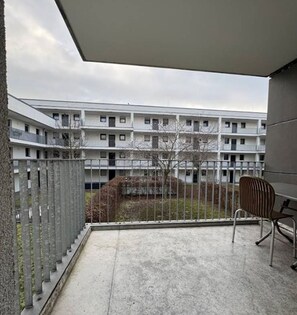 Blick von der Unterkunft