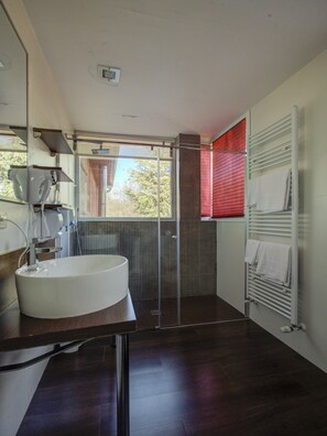 Junior Suite, Non Smoking | Bathroom | Shower, free toiletries, hair dryer, towels - B&B Concha (Becerril de la Sierra)