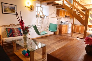 Apartment, 2 Bedrooms, Kitchen (1 double+ 2 twin+1 sofa bed) | Living room - Apartments in Historical Center Cuzco (Cusco)