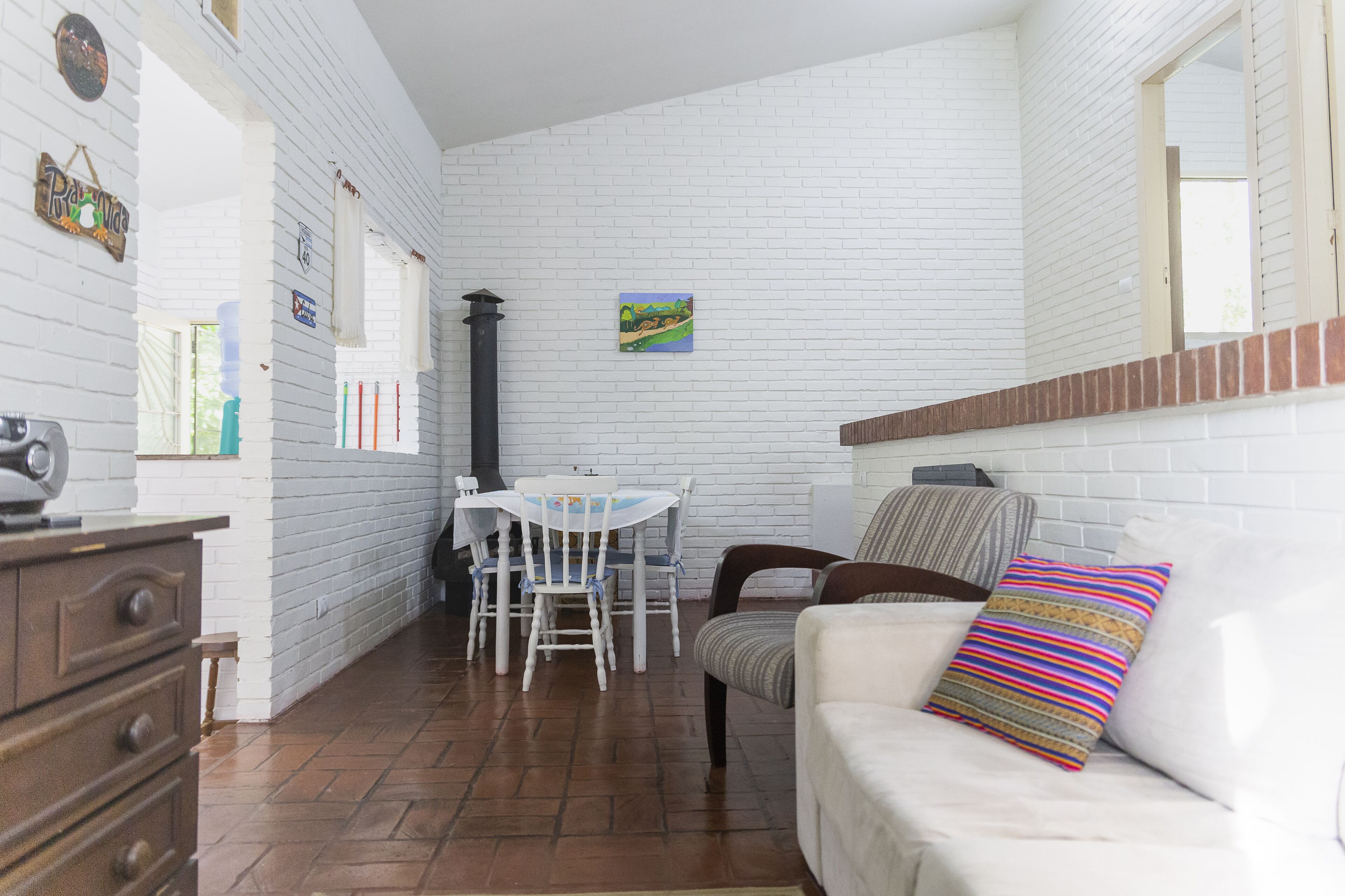 Chalé, 2 quartos, para não fumantes | Sala de estar | TV de tela plana