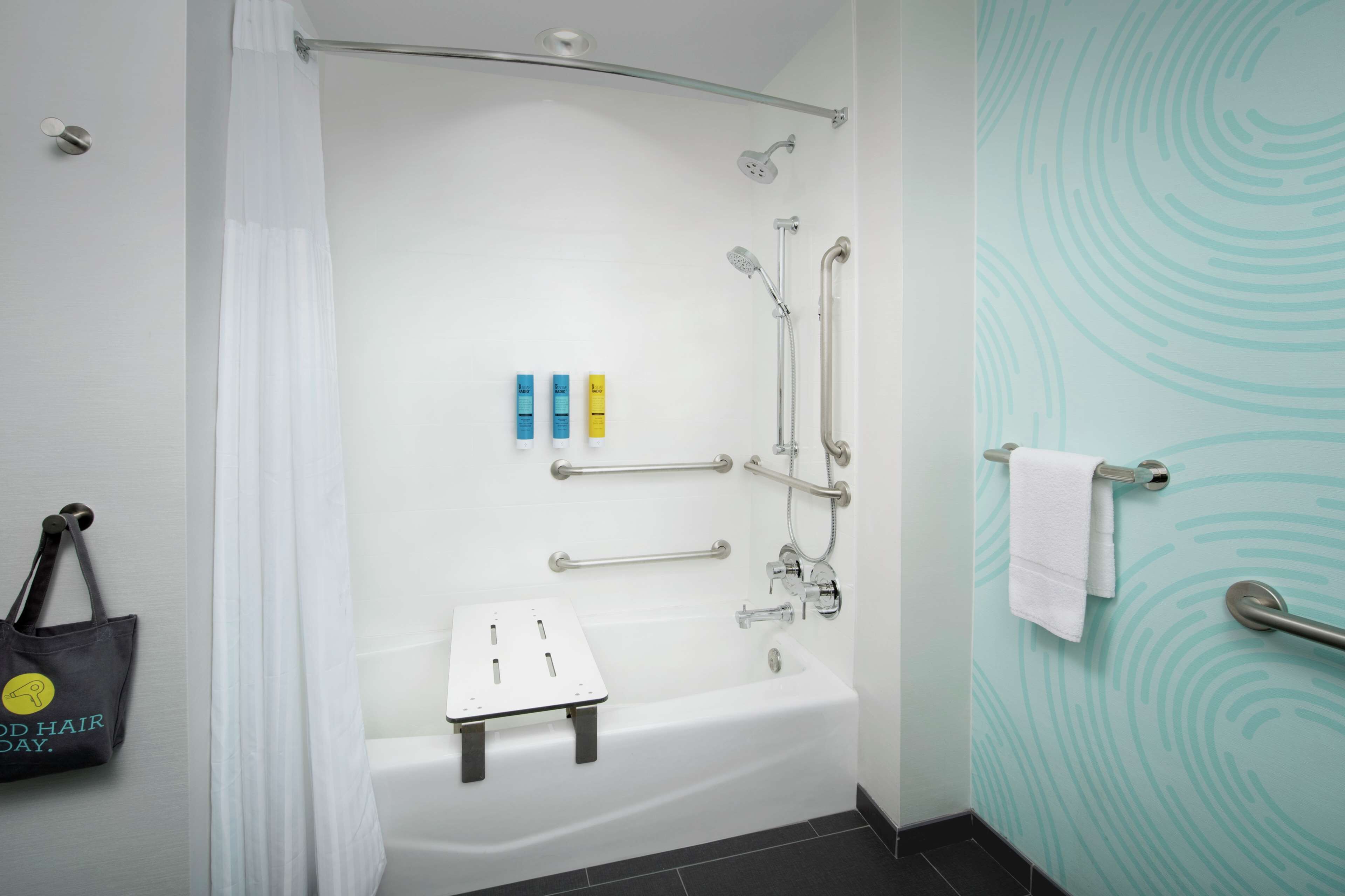 room, 2 queen beds, accessible, bathtub | bathroom | free toiletries, hair dryer, towels