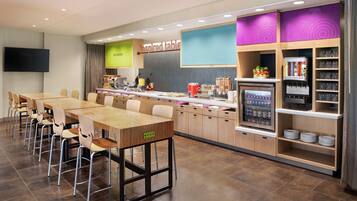 Free daily on-the-go breakfast