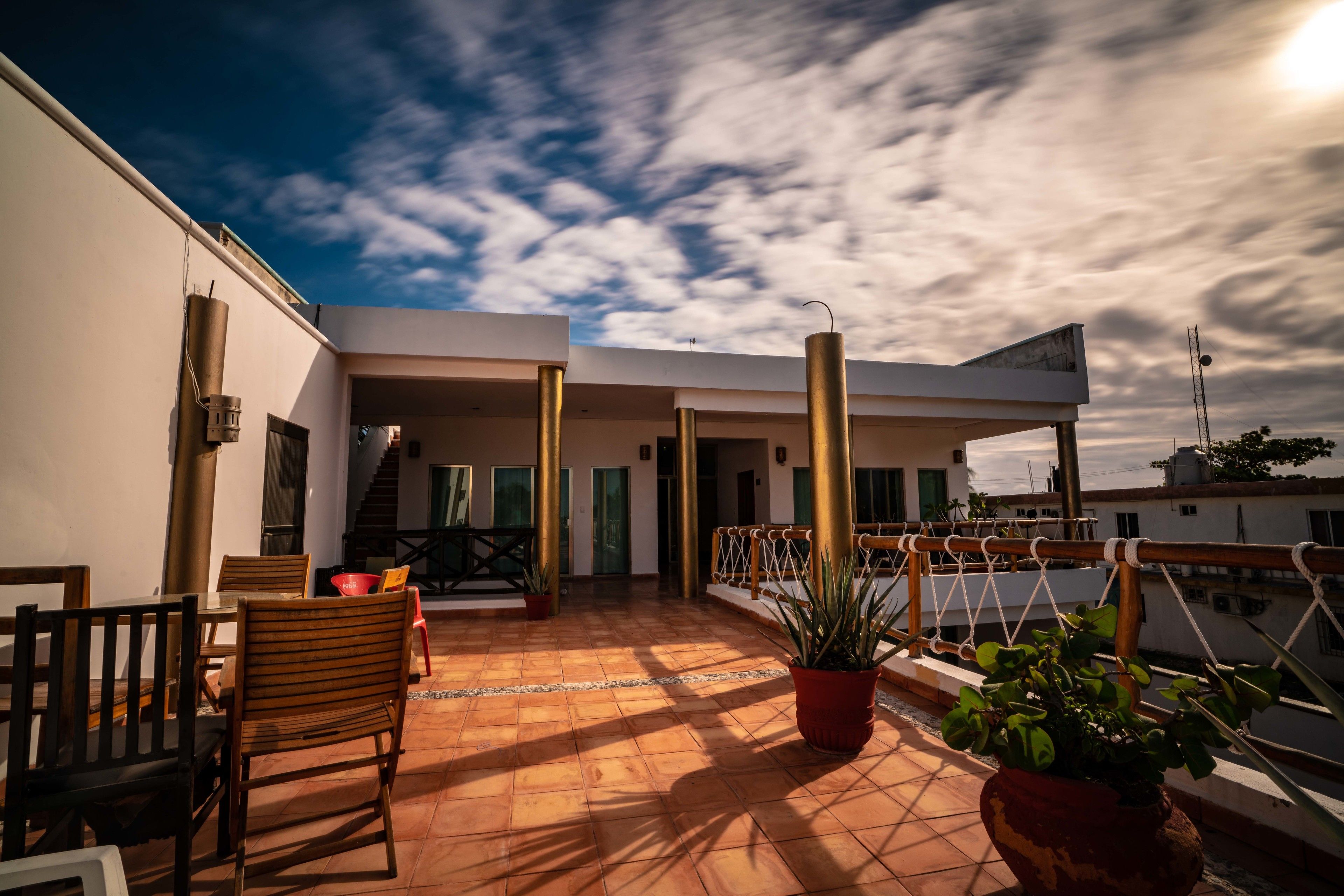 deluxe double room, 1 king bed, non smoking, partial ocean view | terrace/patio