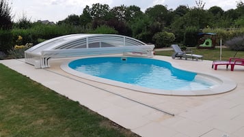 Romantic Studio (Roses) | Outdoor pool | Seasonal outdoor pool, open 10:00 AM to 7:00 PM, pool umbrellas