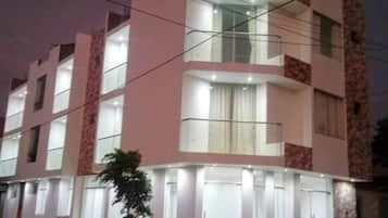 Front of property - evening/night