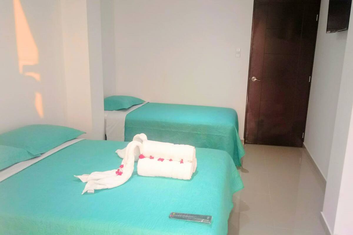 Family Double Room, Private Bathroom | Free WiFi, bed sheets