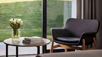 Minibar, caja de seguridad en la habitaciĂłn y escritorio