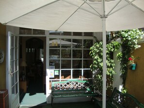 Entrada de la propiedad