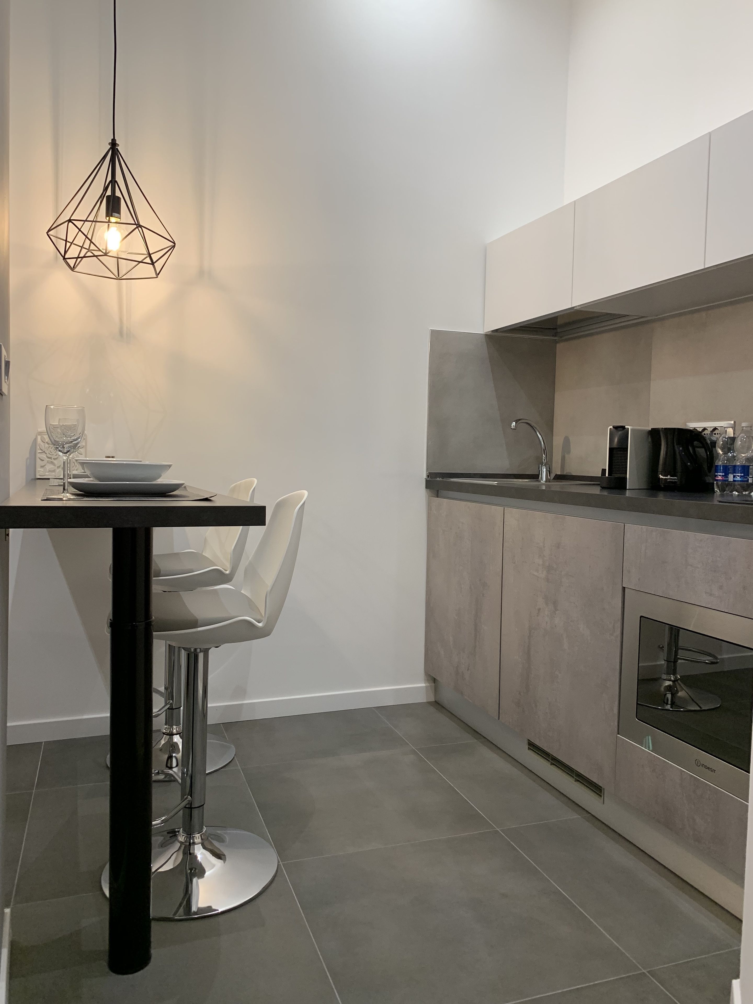 Comfort Apartment | Private kitchen | Full-size fridge, espresso maker, coffee/tea maker, electric kettle