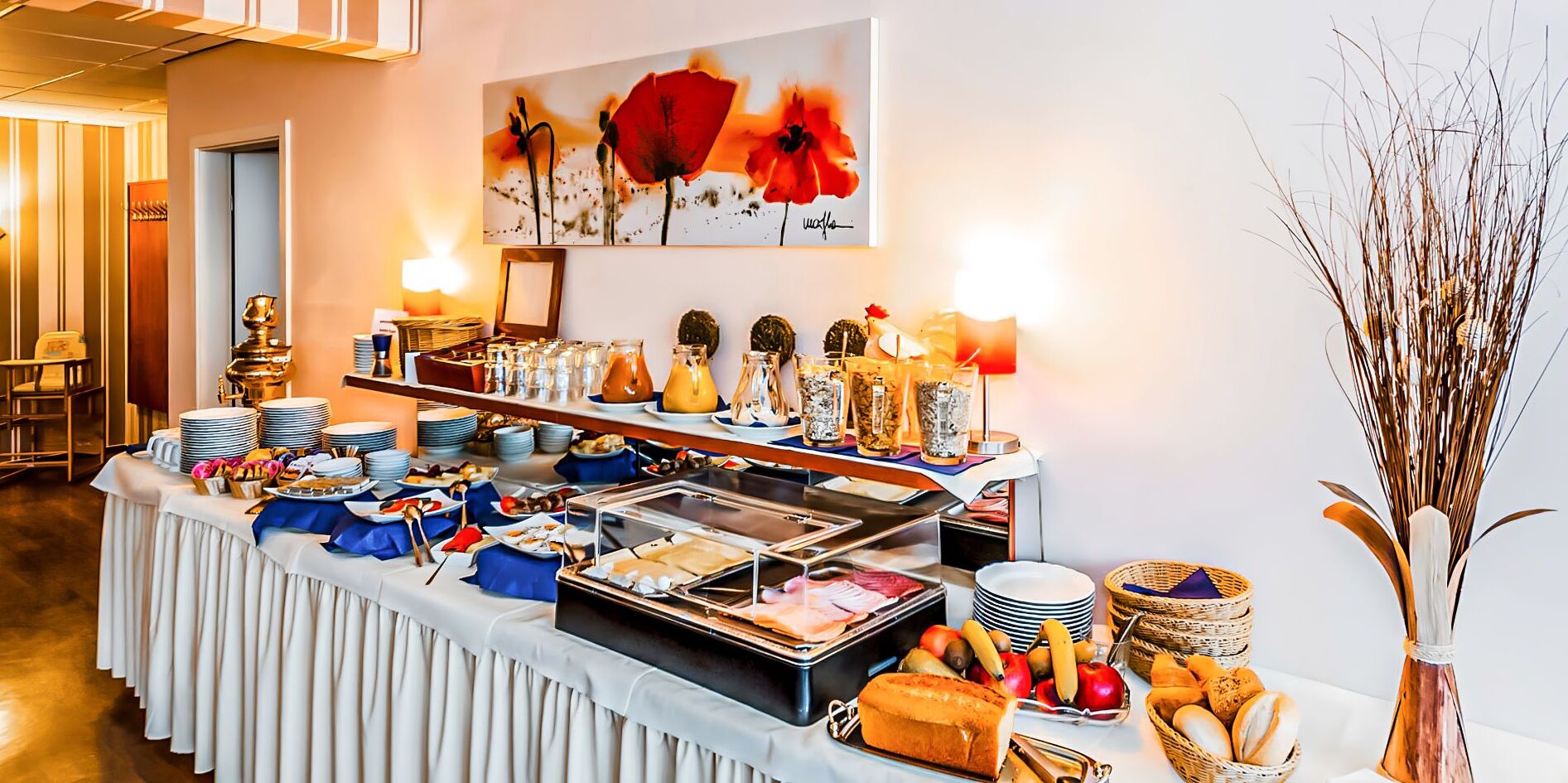 Blick von der Unterkunft