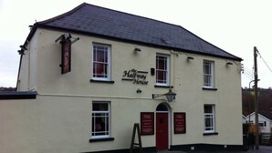 A two-story building with a sign reading "The Halfway House." - Halfway House (Blackwood)
