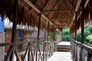 Exterior detail - Yaku Amazon Lodge & Expeditions (Fernando Lores)