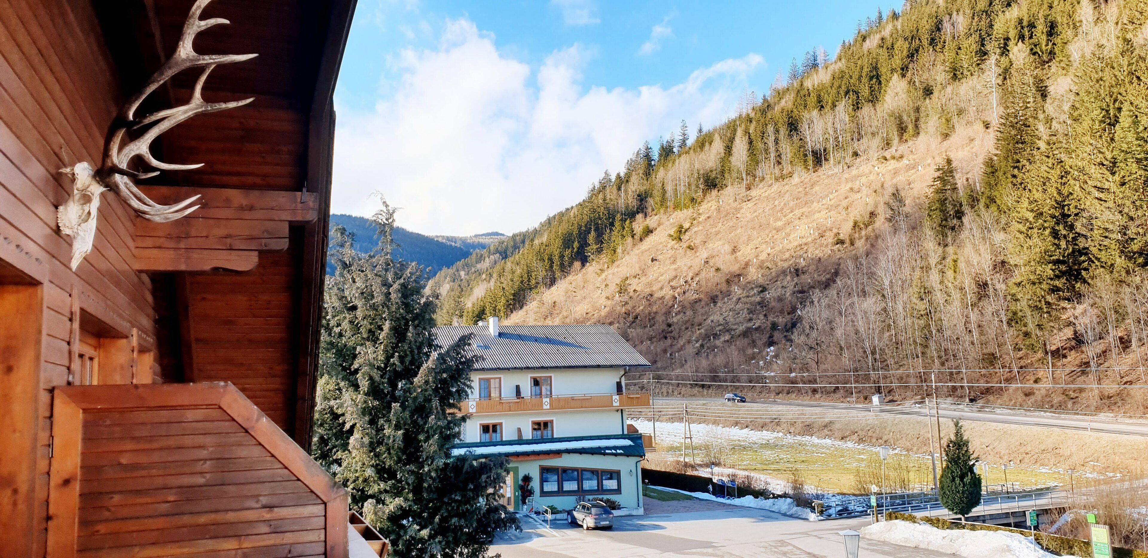 Doppelzimmer, Annex (Attic - Dachgeschoss) | Blick vom Balkon