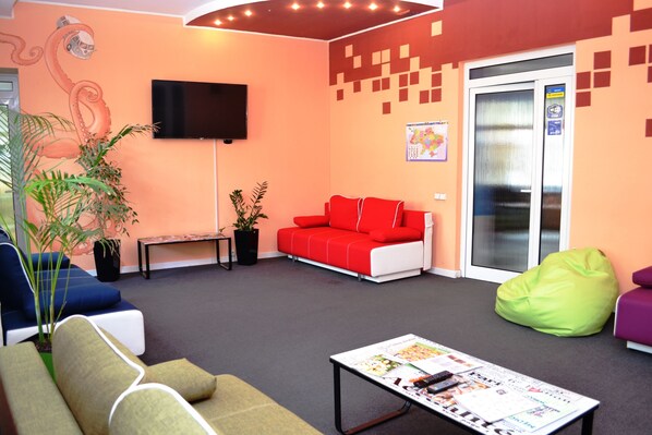 Sala de estar en el lobby