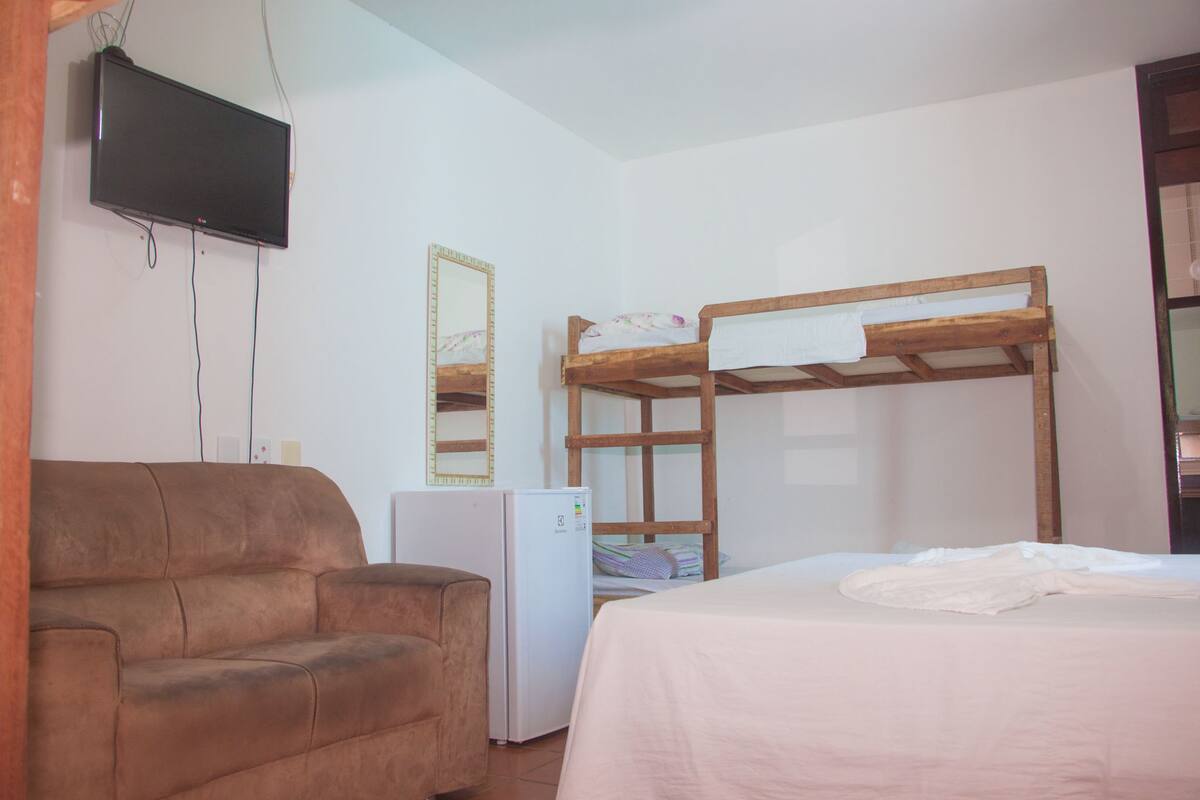 Triple Room | Minibar, blackout drapes, WiFi (free), bed sheets