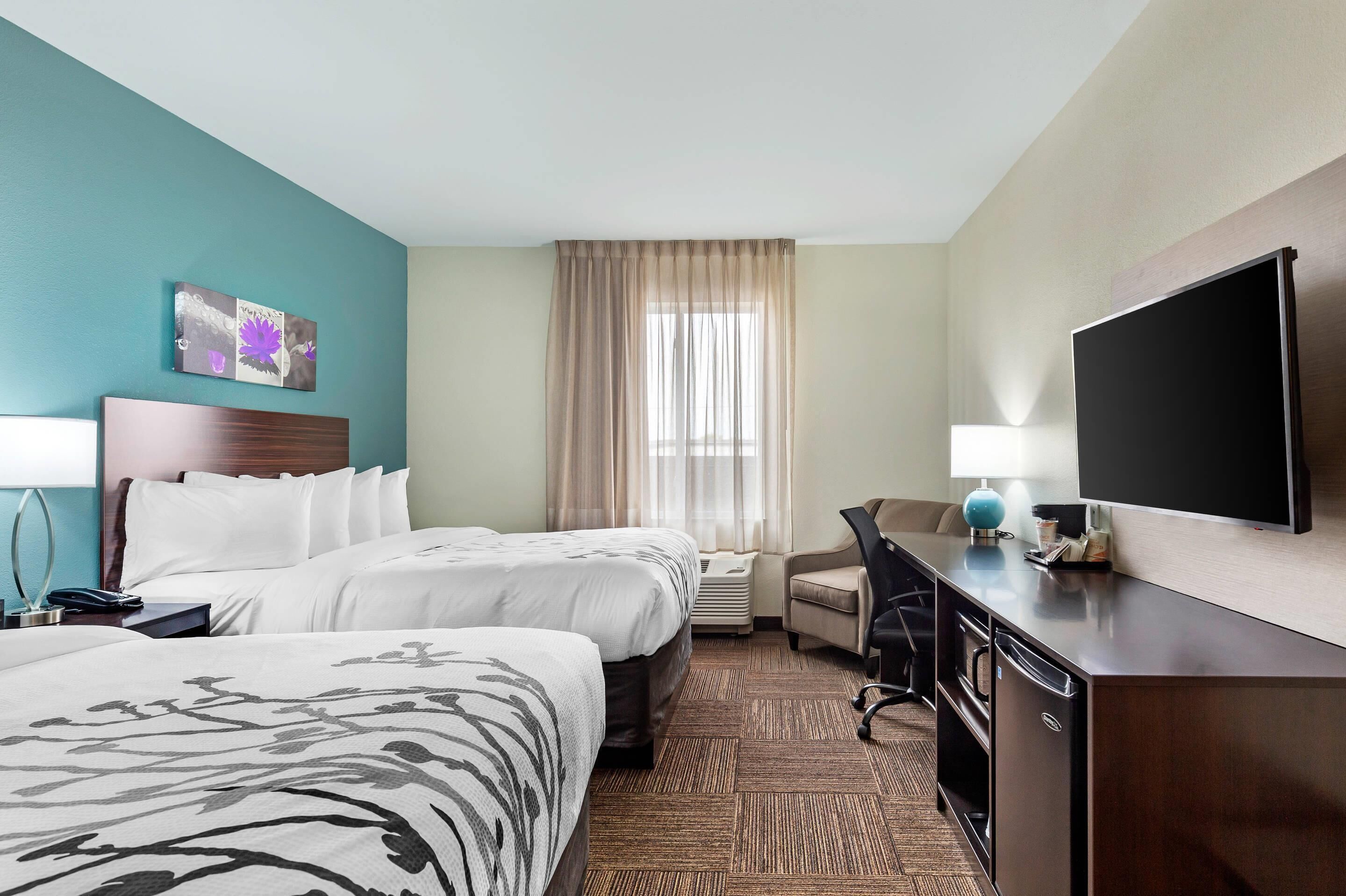 room, 2 queen beds, accessible, non smoking (hearing accessible) | pillow-top beds, desk, iron/ironing board, free wifi