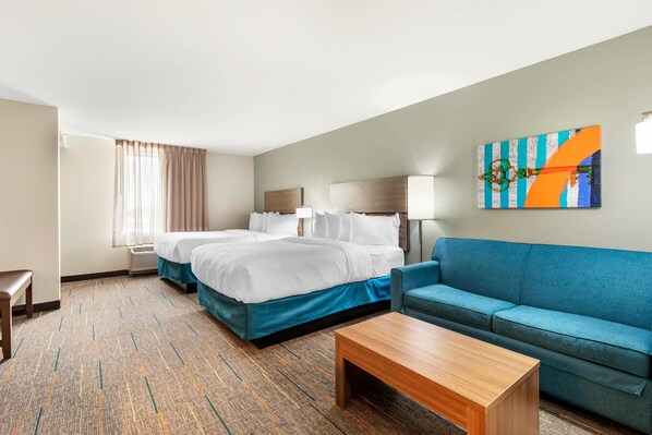 Pillow-top beds, desk, iron/ironing board, free WiFi