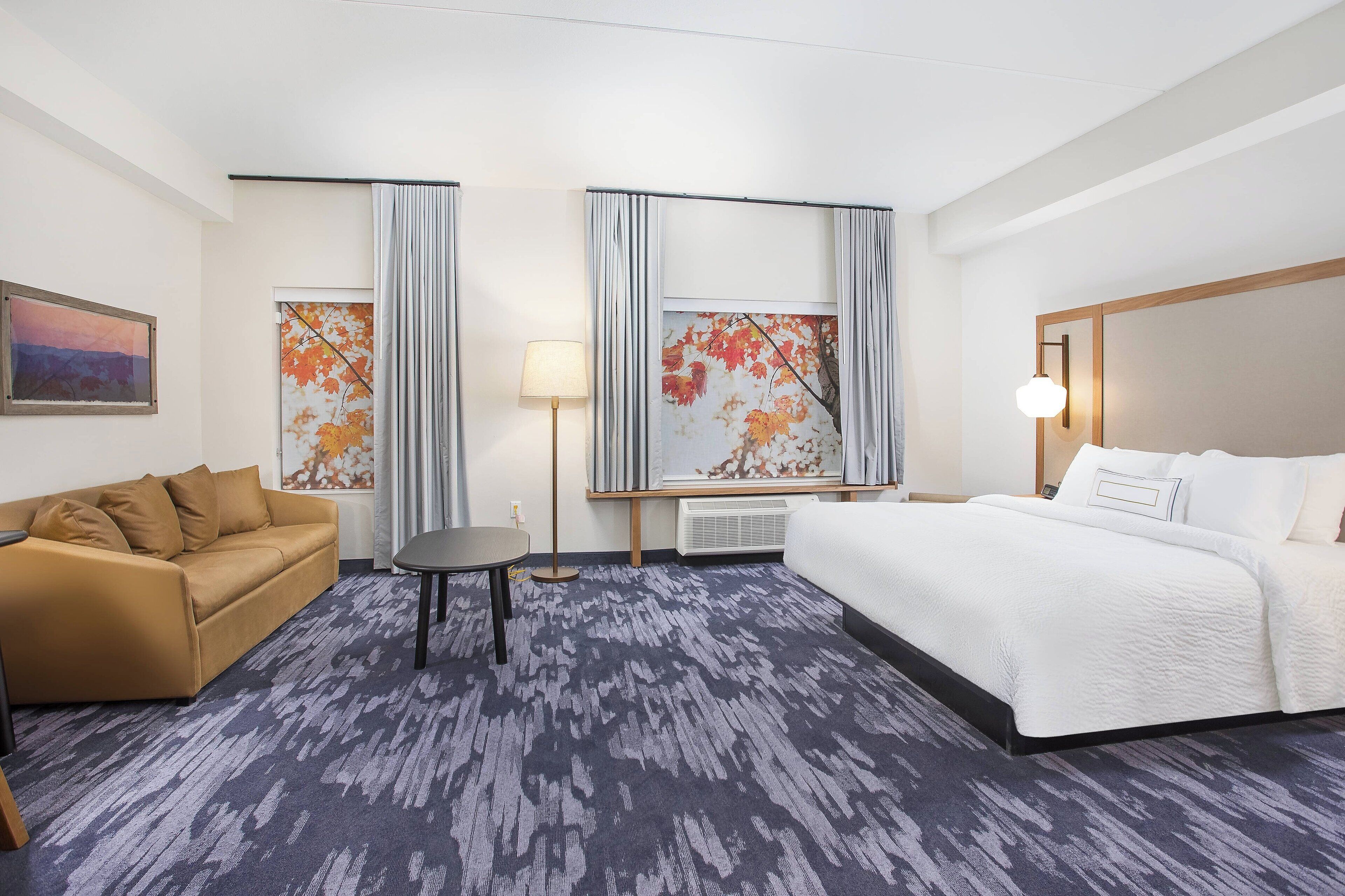 desk, blackout curtains, iron/ironing board, cots/infant beds