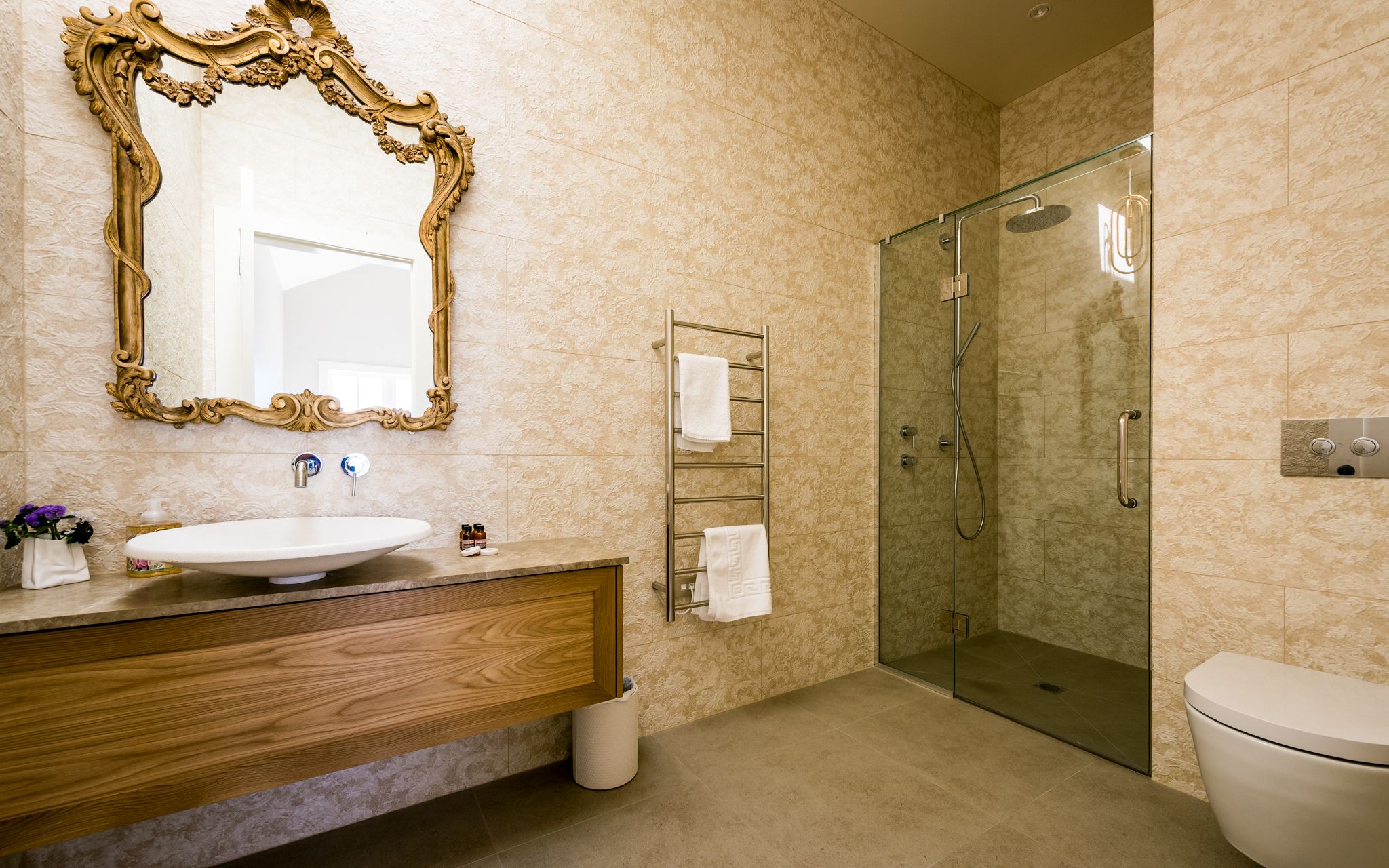 House, 3 Bedrooms, Mountain View | Bathroom | Separate tub and shower, deep soaking tub, hair dryer, bathrobes