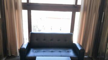 Family Apartment, 2 Double Beds, Non Smoking, City View | Balcony