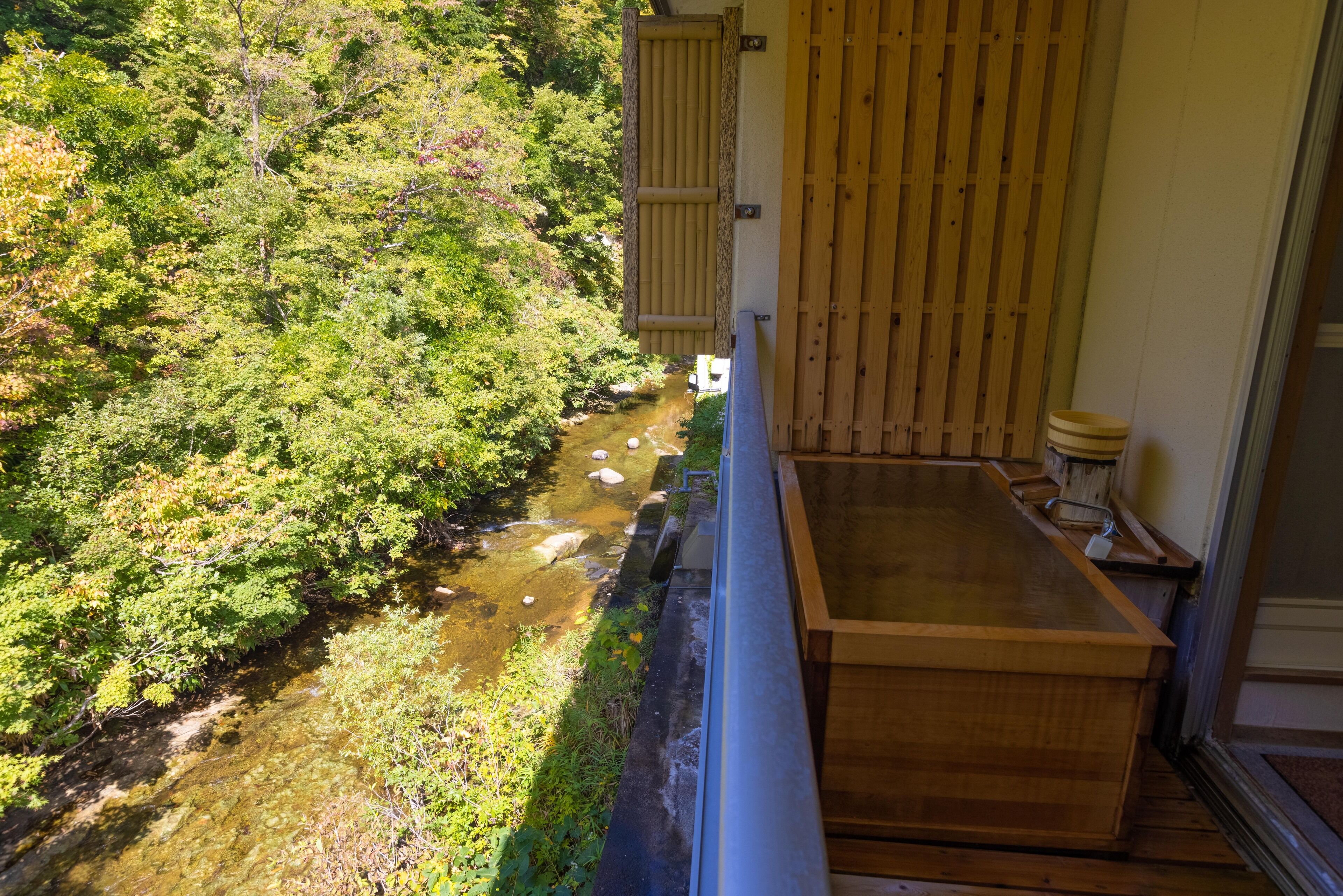 Chambre avec lits jumeaux, dans les dépendances (Open-air bath) | Coffres-forts dans les chambres, Wi-Fi gratuit, draps fournis