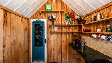Ferienhaus, 2 Queen-Betten, Meerblick | Eigene Küche | Kühlschrank, Herdplatte, Toaster, Kochgeschirr/Geschirr/Besteck
