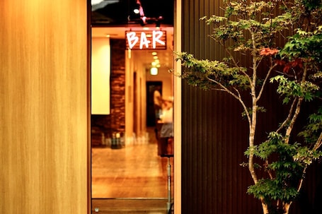 Property entrance. Dot Hostel & Bar