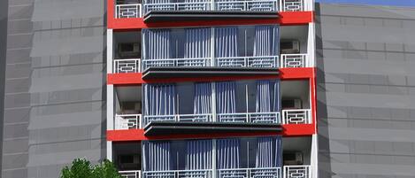 Façade de l’hébergement