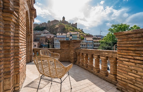 Terraza o patio. Hotel Abanotubani