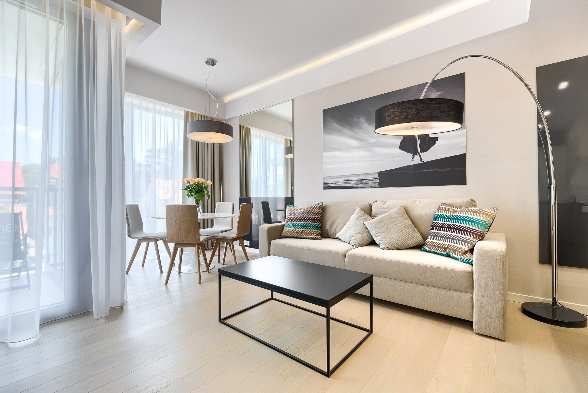 Deluxe Apartment, 1 Bedroom | Living area | Flat-screen TV