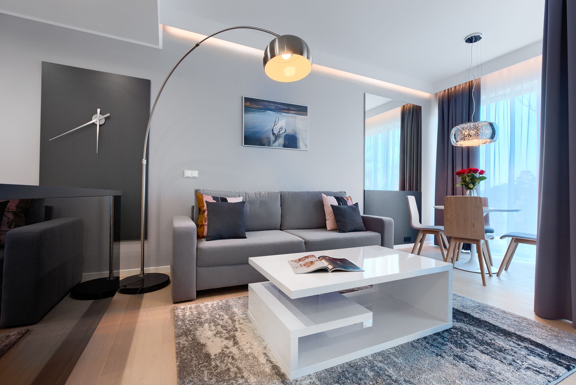 Deluxe Apartment, 1 Bedroom, Partial Sea View | Premium bedding, iron/ironing board, free WiFi, bed sheets