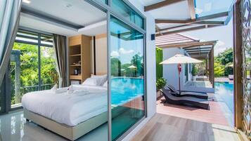 Villa | Minibar, Zimmersafe, Verdunkelungsvorhänge, schallisolierte Zimmer