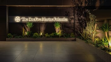Front of property – evening/night