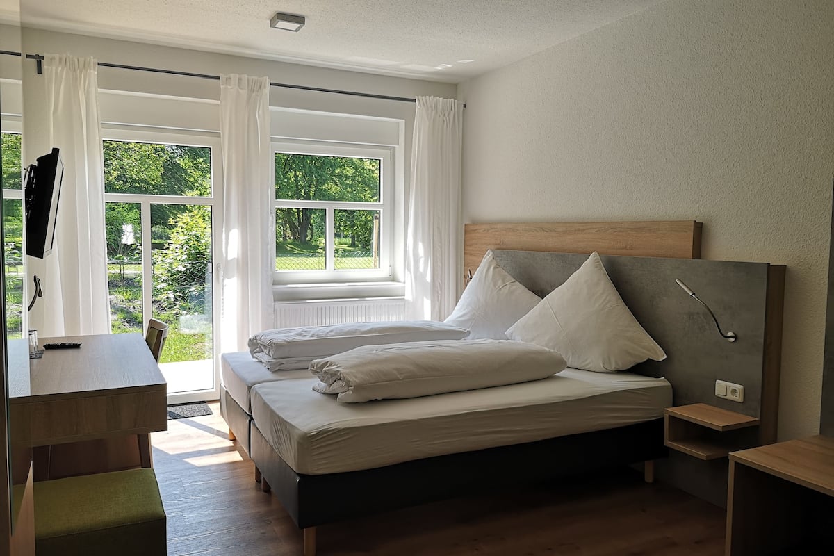 double or twin room | hypo-allergenic bedding, in-room safe, individually decorated, desk