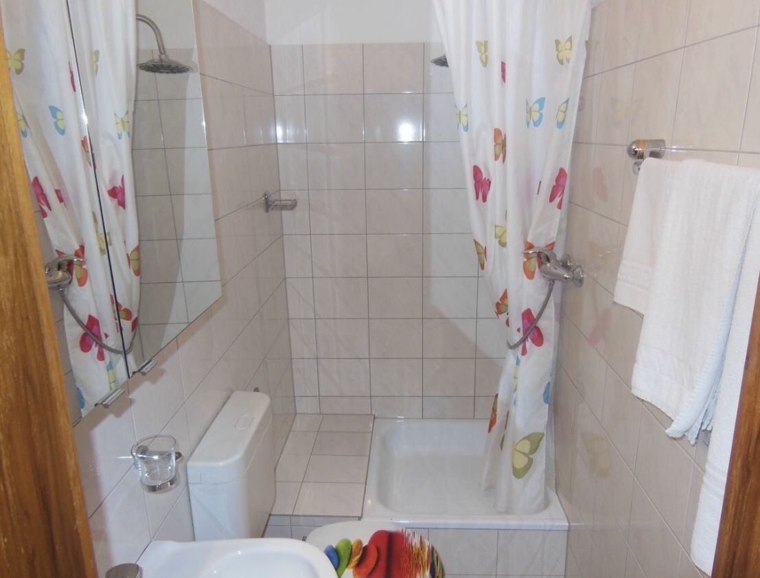single room | bathroom | shower, free toiletries, hair dryer, towels