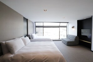 Quadrupla Deluxe, non fumatori, vista città | Vista dalla camera