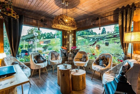 Vue depuis l’hébergement