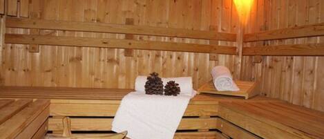Sauna, 1 salle de soins