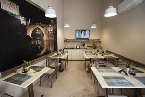 Kontinental frokost er inkludert hver dag