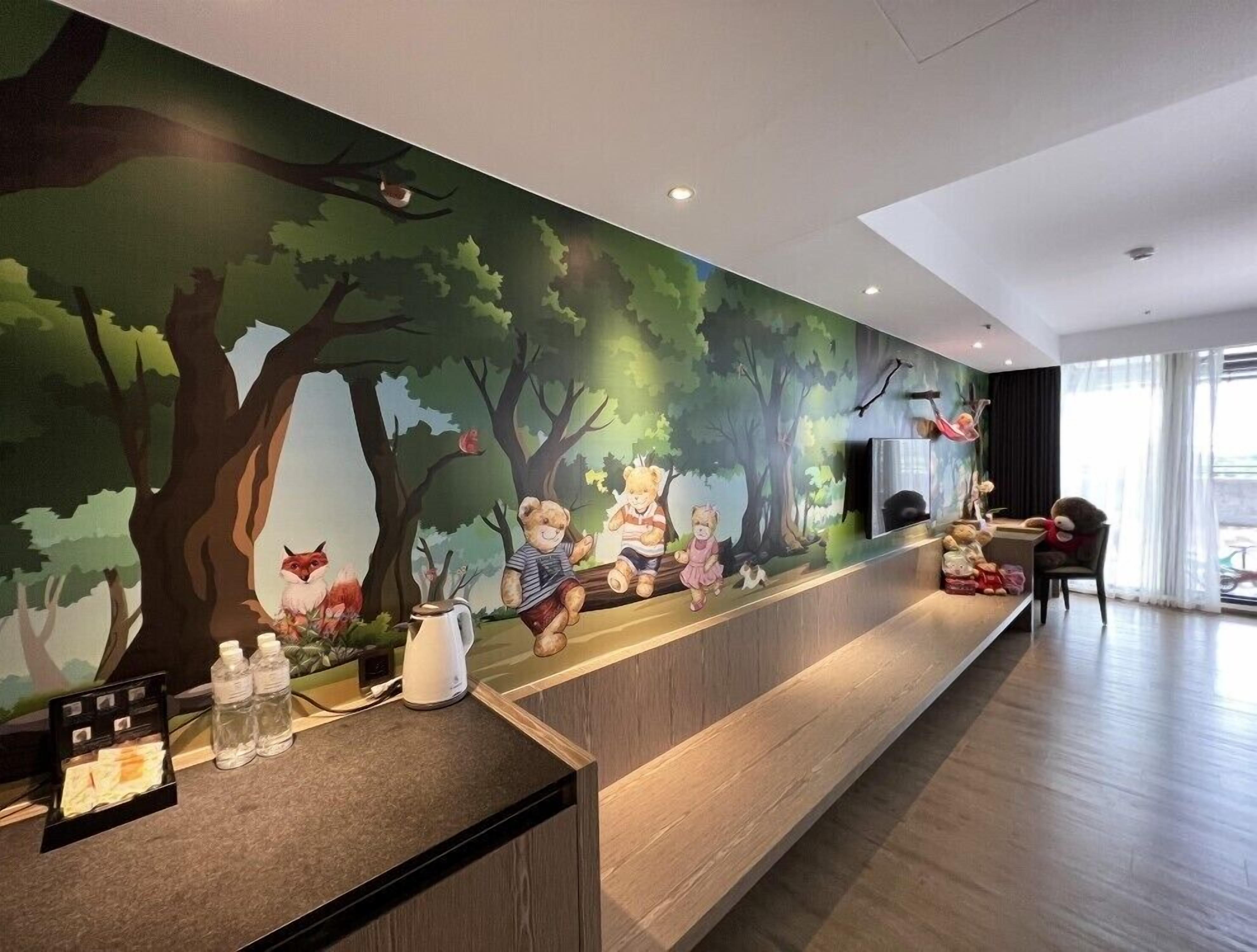 geranium sky suite | premium bedding, free minibar, in-room safe, desk