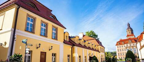 Voorkant van accommodatie