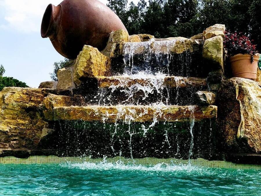 Outdoor pool, open 9:00 AM to 11:30 PM, pool umbrellas, sun loungers