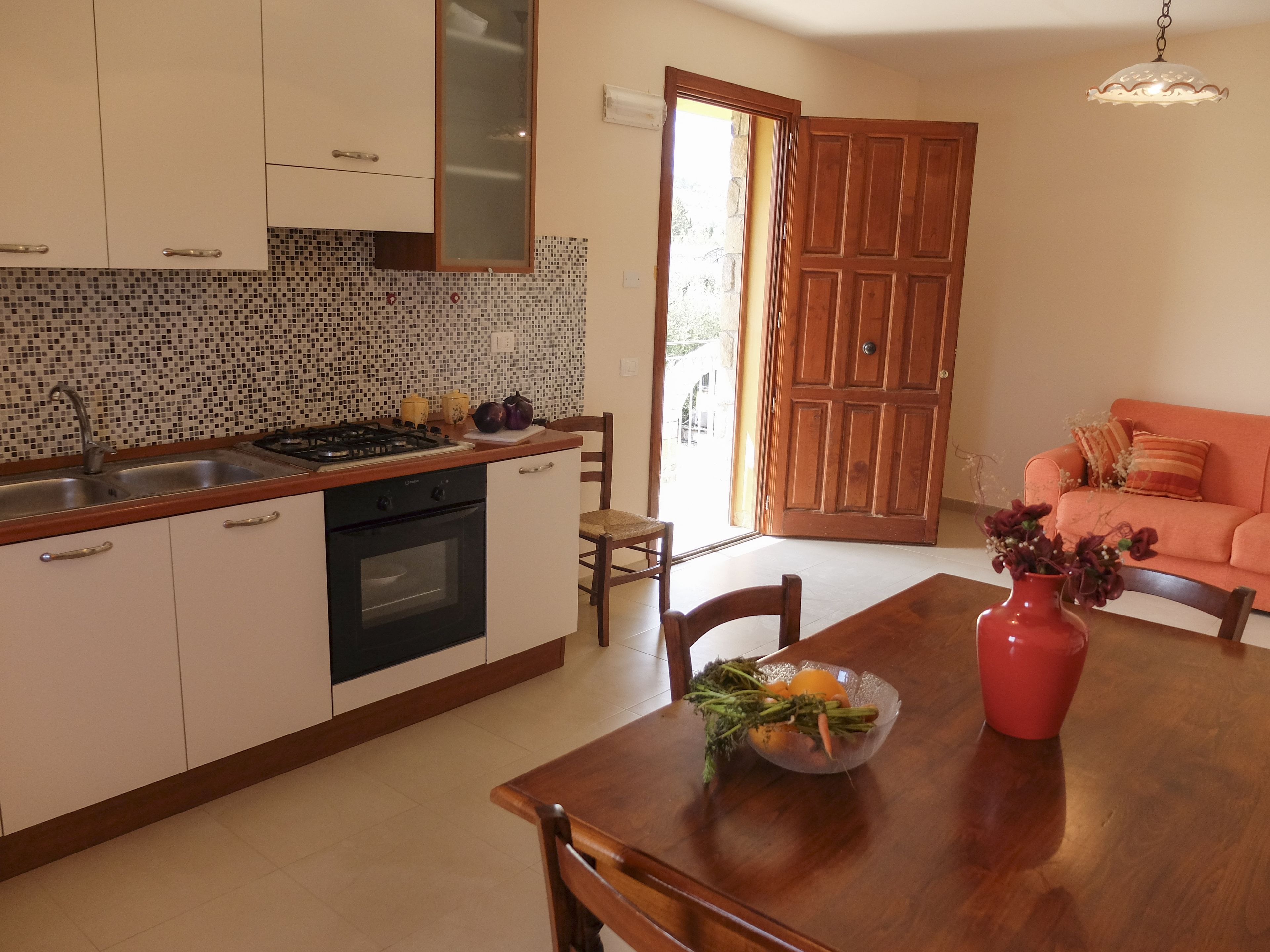 Apartment, 2 Bedrooms, Sea View | Private kitchen | Full-size fridge, oven, stovetop, electric kettle