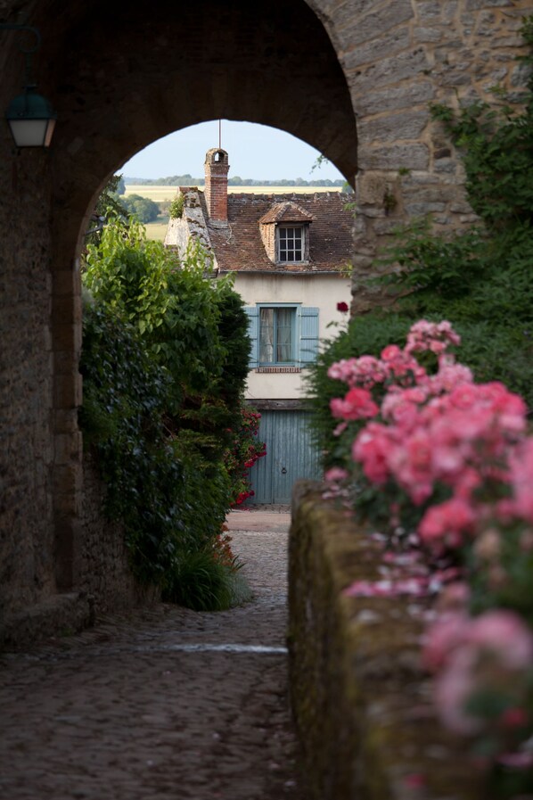 숙박 시설 입구