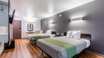 Free WiFi, bed sheets